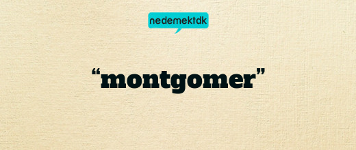 “montgomer”