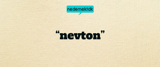 “nevton”