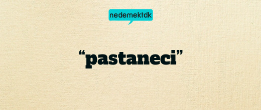 “pastaneci”