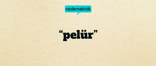 “pelür”
